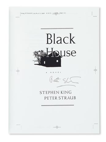 KING, STEPHEN and STRAUB, PETER. Black House.